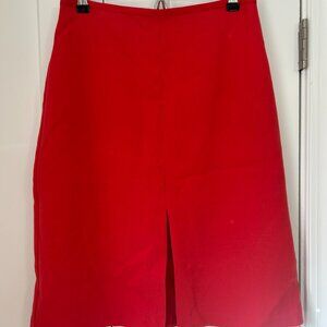 Ann Taylor Coral A-Line Skirt - 4P